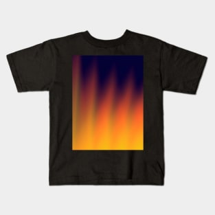 Blurred Flames At Night Kids T-Shirt